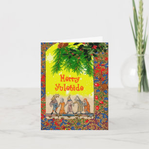 Yuletide medeltida varelser kort