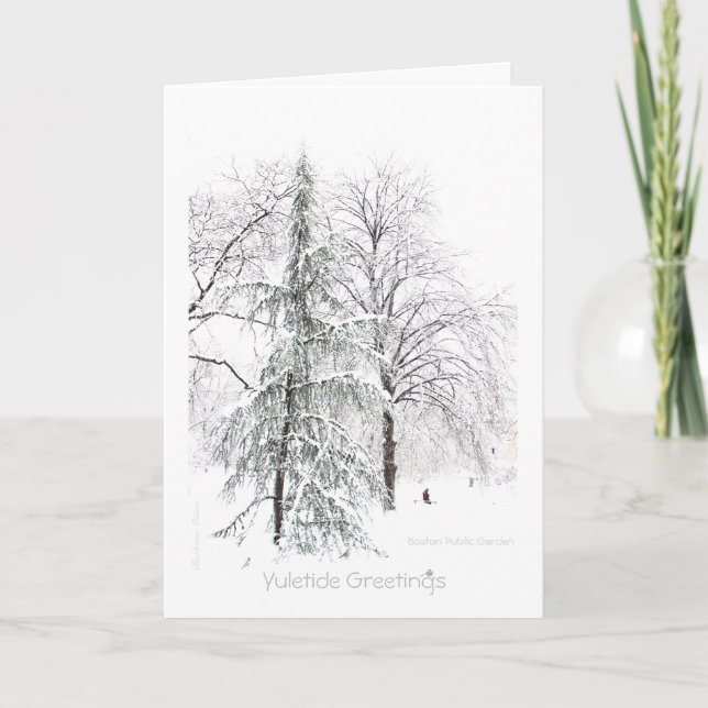 Yuletide: Njut av årstidernas glädje: Helgkort (Framsida)