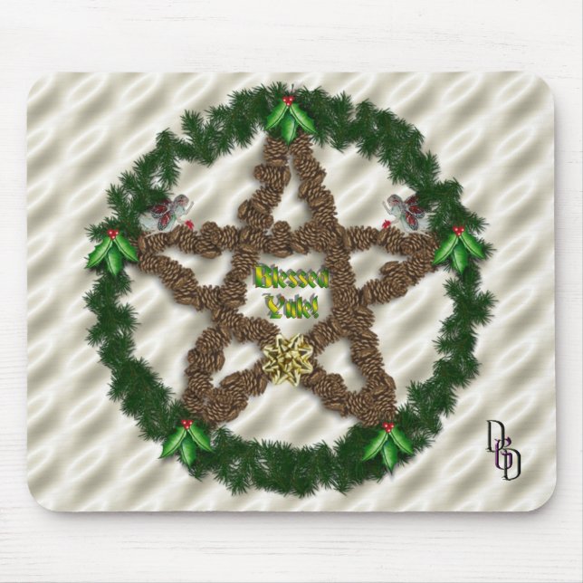 Yuletide Pentacle Musmatta (Framsidan)