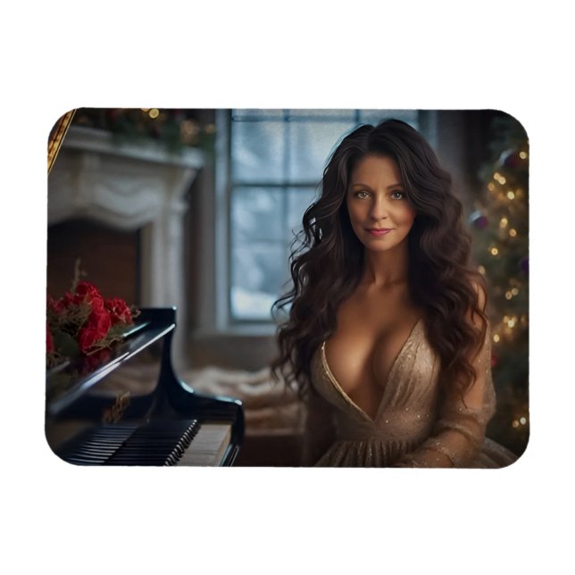 Yuletide Romance Magnet (Horisontell)