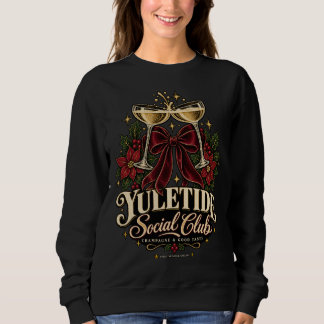 Yuletide Social Club Champagne Jultröja T Shirt