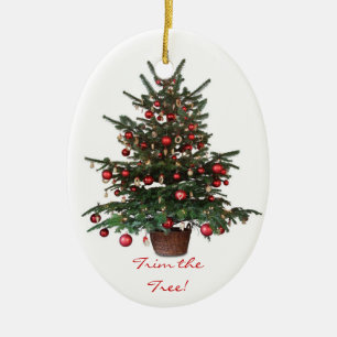 Yuletide Träd Juloval Ornament