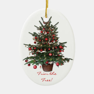 Yuletide Träd Juloval Ornament