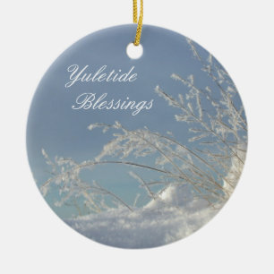 Yuletide välsignelseprydnad julgransprydnad keramik