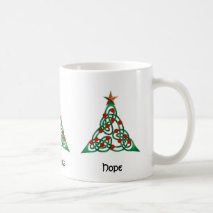 Yuletide välsignelser, hälsningar, hopp kaffemugg