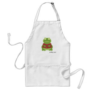 yuletoad i kök förkläde