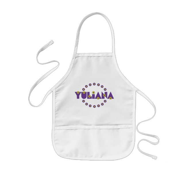 Yuliana i Flores lilor Barnförkläde (Framsidan)