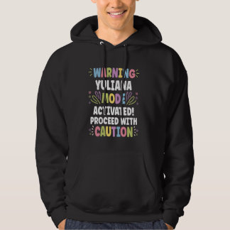 YULIANA Personlig Namn Funny Cute Anpassningsbar Y Hoodie