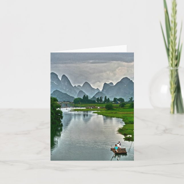 Yulong flod, Yangshuo Kort (Framsida)