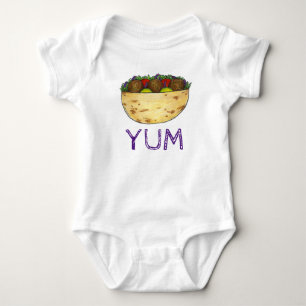 YUM Falafel Boll Falafels Pita Sandwich Foodie T Shirt