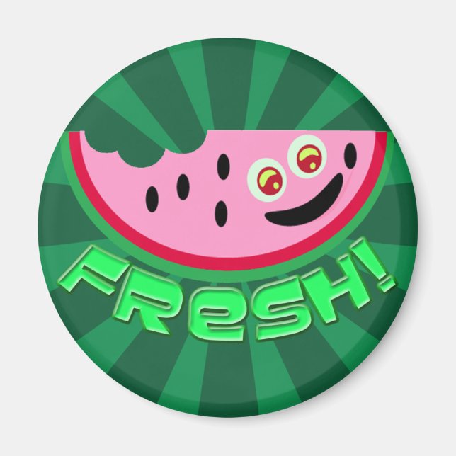 Yum Fresh Melon Magnet (Framsidan)
