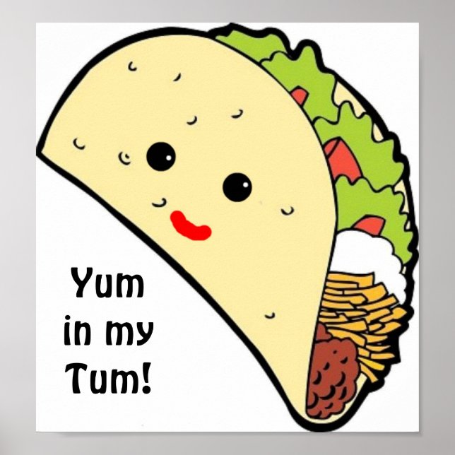 Yum i min Tum! Poster (Framsidan)