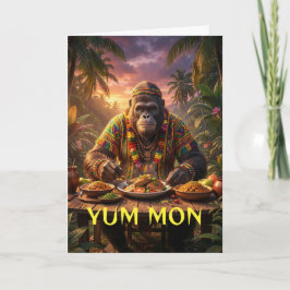 Yum mon sasquatch jamaica dekal kort