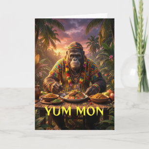 Yum mon sasquatch jamaica dekal kort