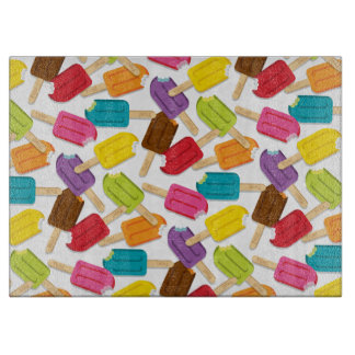 Yum! Popsicleskärbräda - vit