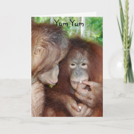 Yum Yum Grattis på födelsedagen Trets Kort