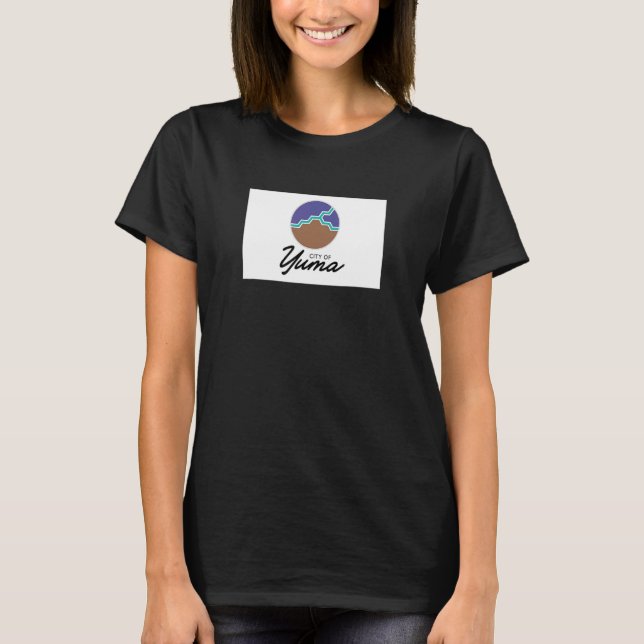 Yuma Arizona flagga T Shirt (Framsida)
