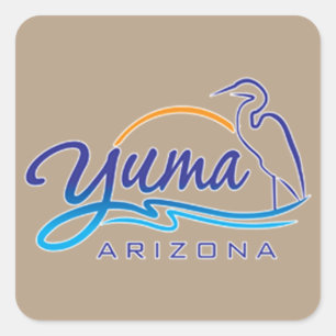 Yuma, Arizona Fyrkantigt Klistermärke