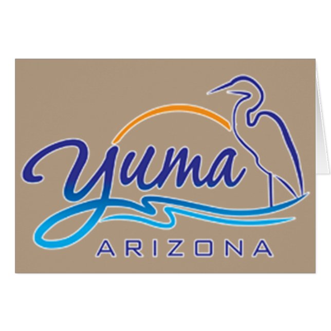 Yuma, Arizona Hälsningskort (Framsidan Horizontal)
