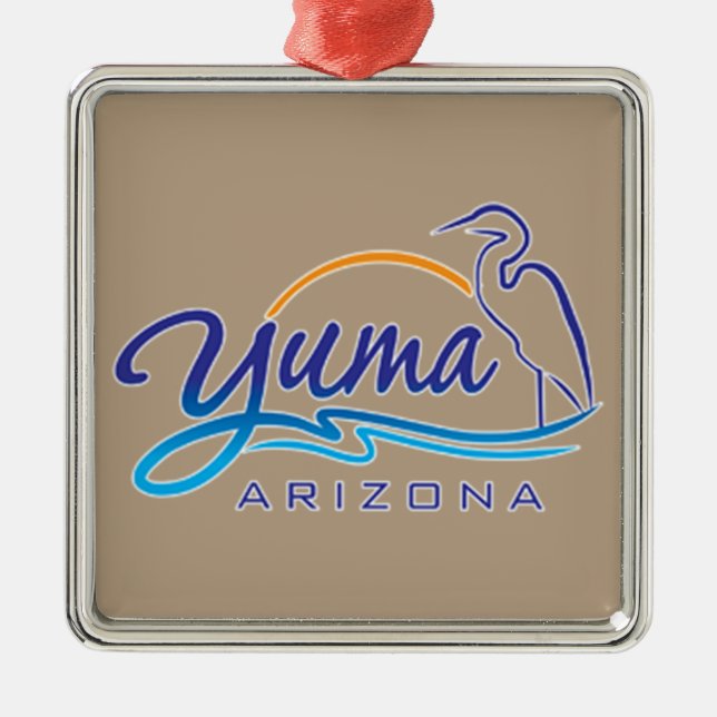 Yuma, Arizona Julgransprydnad Metall (Framsidan)