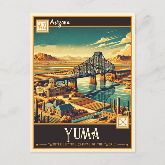 Yuma, Arizona | VINTAGE Vykort (Framsida)