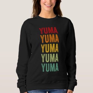 Yuma County Arizona Regnbåge Text Design T Shirt
