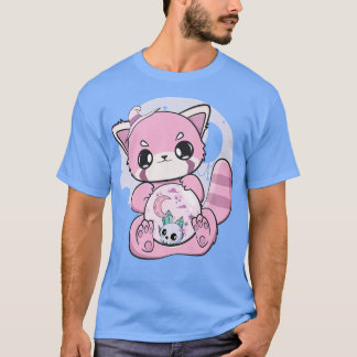 Yume Kawaii Red Panda Glass Sphere Fairy Kei Haraj T Shirt