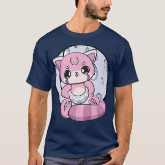 Yume Kawaii Red Panda Måne Fairy Kei Harajuku Nugo T Shirt