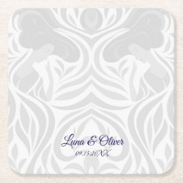 Yumeji Hirado Woman Art Coaster Underlägg Papper Kvadrat