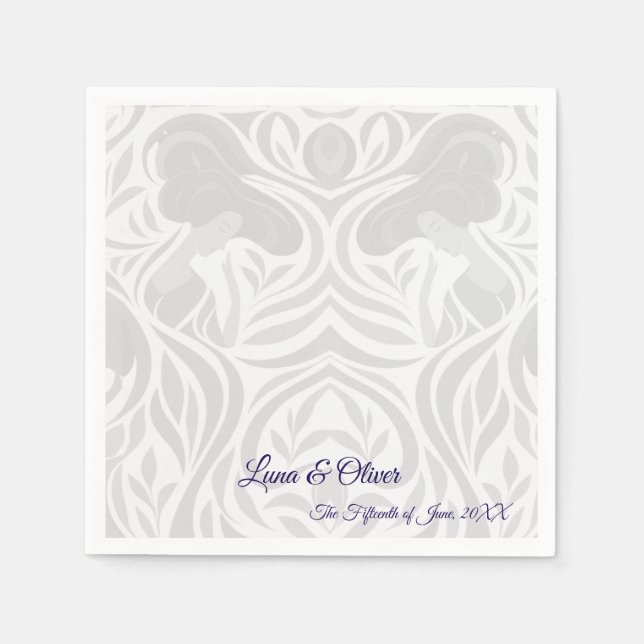 Yumeji Hirado Woman Paper Napkins Pappersservett (Framsidan)