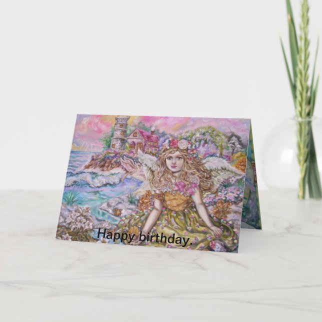 yumi sugai änglar, Grattis på födelsedagen. Kort (Framsida)