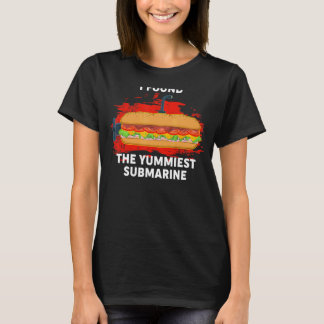 Yummiest Subsea Hoagie Sub Sandwich Pun Food T Shirt