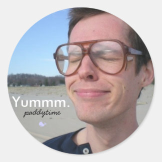 yummm runt klistermärke