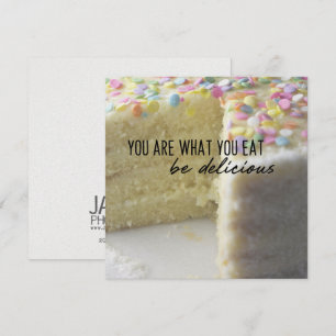 YUMMY 5,25 x 5,25-kort Inbjudningar