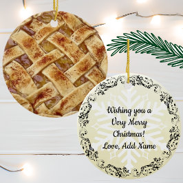 Yummy Apple Paj Food God Jul Julgransprydnad Keramik