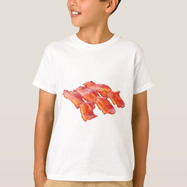 Yummy Bacon T Shirt (Framsida)