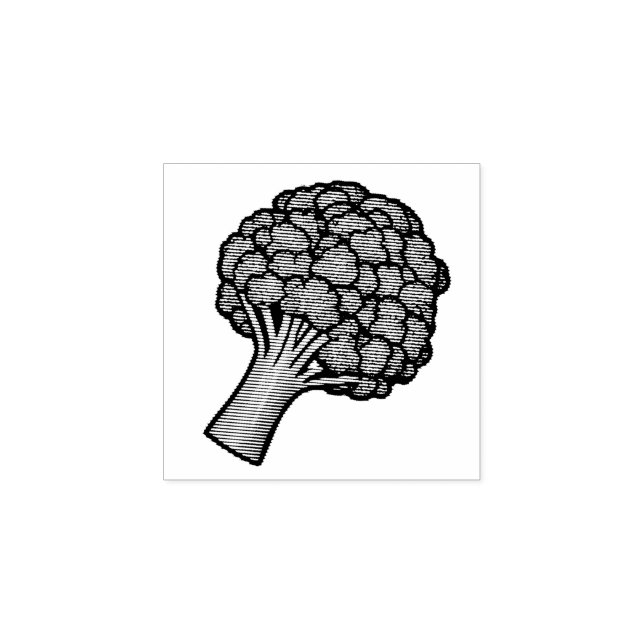 Yummy Broccoli Stämpel (Tryck)