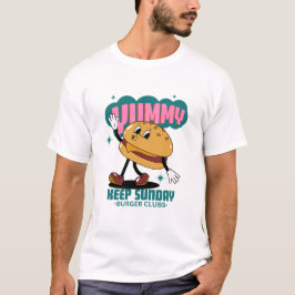 Yummy burger club t shirt