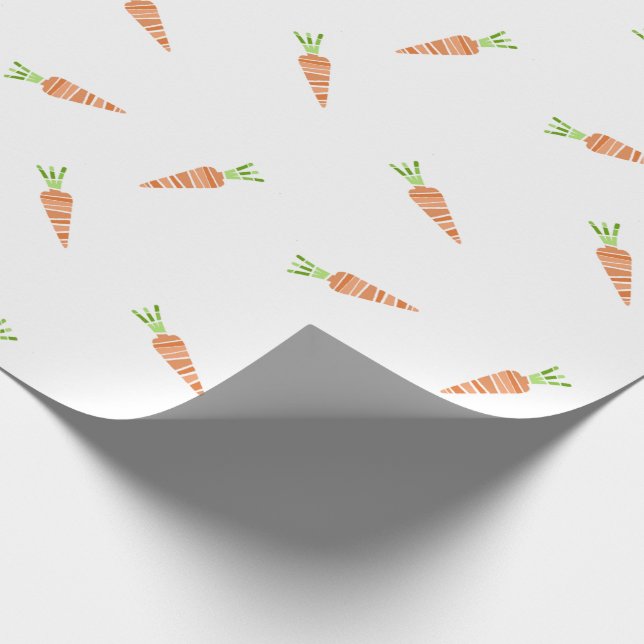 Yummy Carrots Påsk Wrapping Papper Presentpapper (Hörn)