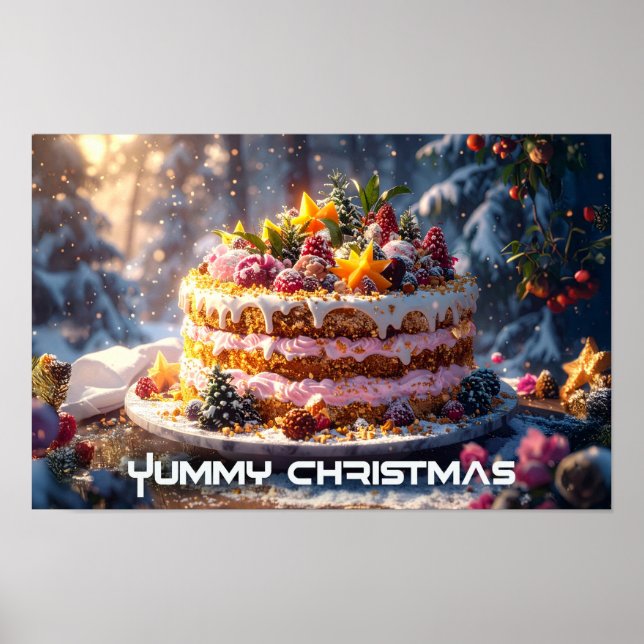 YUMMY CHRISTMAS POSTER (Framsidan)