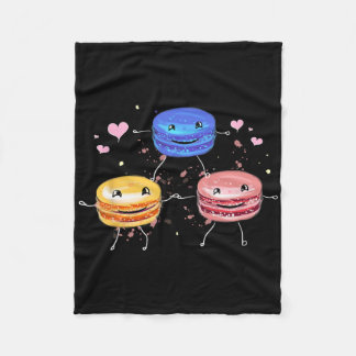 Yummy Cute Cheerleading Macaroon Gift  Fleecefilt