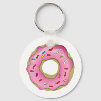 Yummy Donut med Icing och Sprinkles