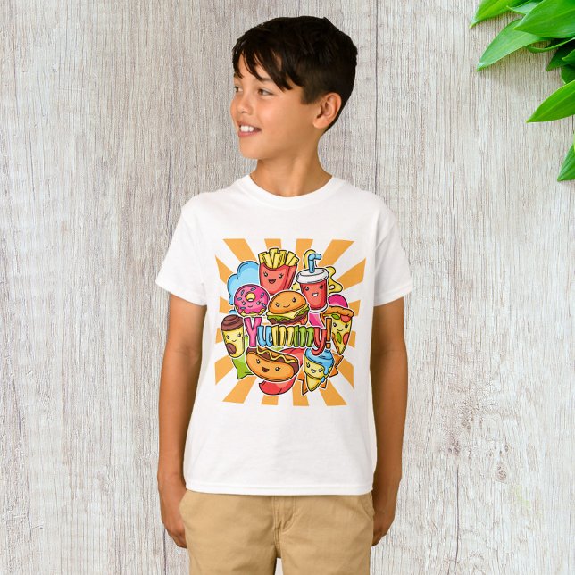 Yummy Fast Food T Shirt (Skapare uppladdad)
