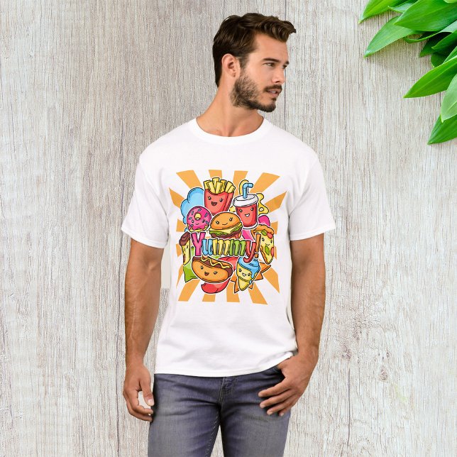 Yummy Fast Food T Shirt (Skapare uppladdad)
