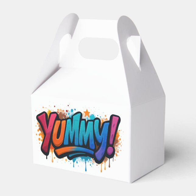 Yummy! Favor Box Presentaskar (Framsidan Sidan)