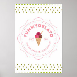 Yummy Gelato 20x16 Value Poster Pappert (projektio