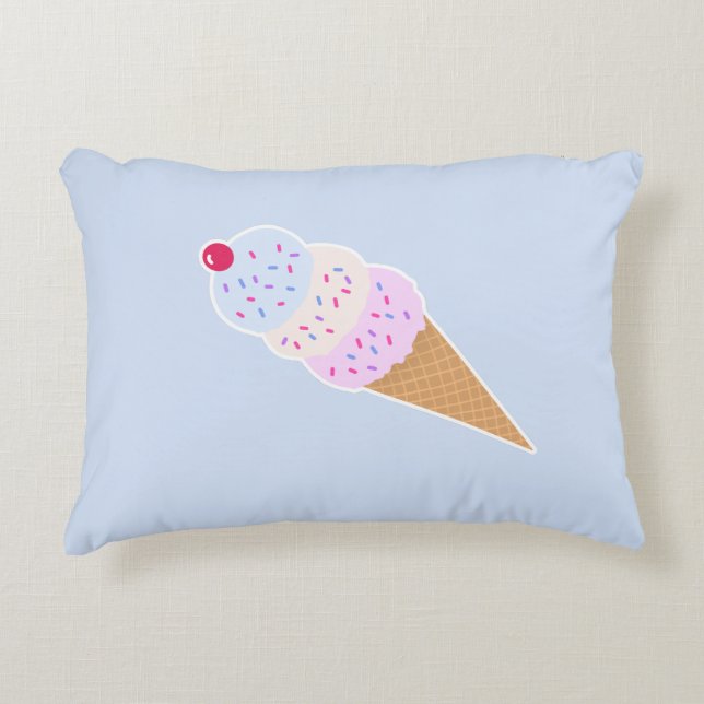 Yummy Glass Cone Pillow Prydnadskudde (Framsidan)