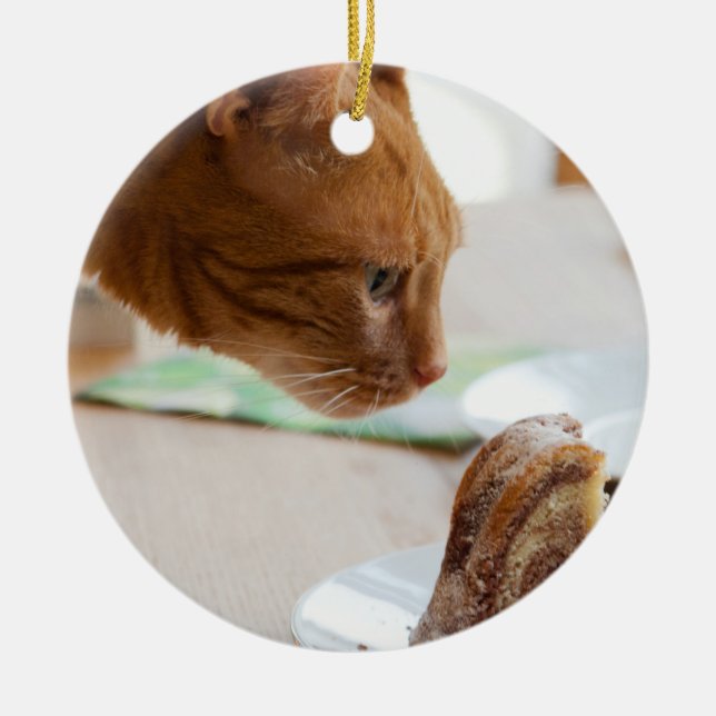 Yummy Guglhupf Julgransprydnad Keramik (Framsidan)