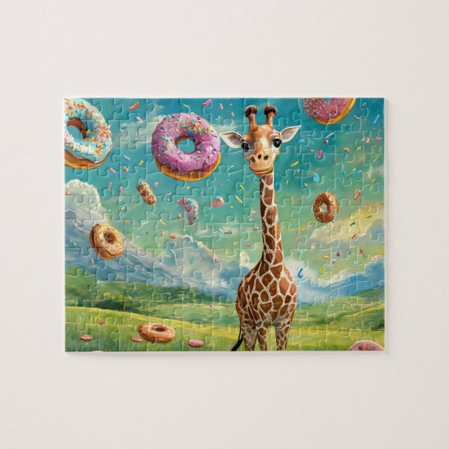 Yummy - I kärlek donuts Pussel (Horisontell)