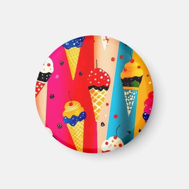 Yummy Ice Cream Magnet (Framsidan)